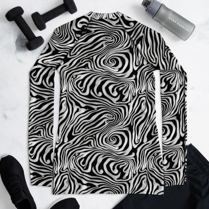 Women's Rash Guard - Warped Cosmos