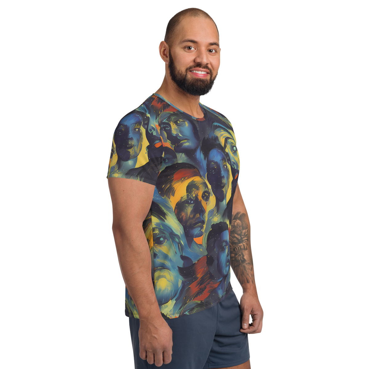 Men's Athletic T-Shirt - Vivid Visage