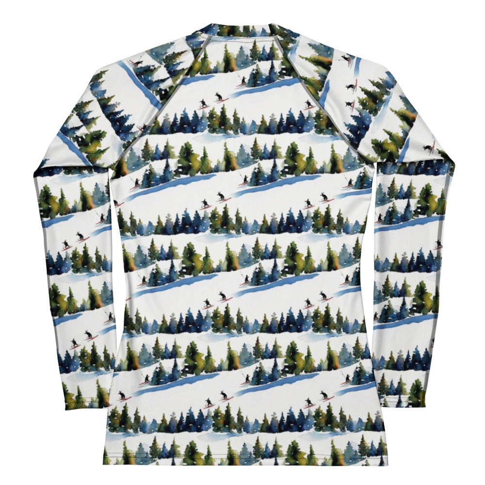 Women's Rash Guard - Arctic Escape