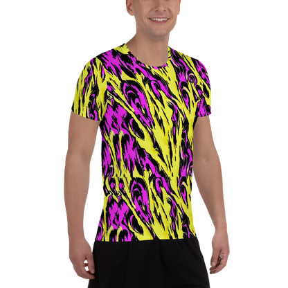 Men's Athletic T-Shirt - Neon Savanna