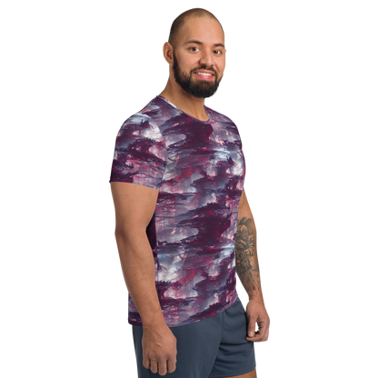 Men's Athletic T-Shirt - Twilight Fortresses