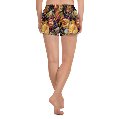 Women’s Athletic Shorts - Arcimboldo Abundance
