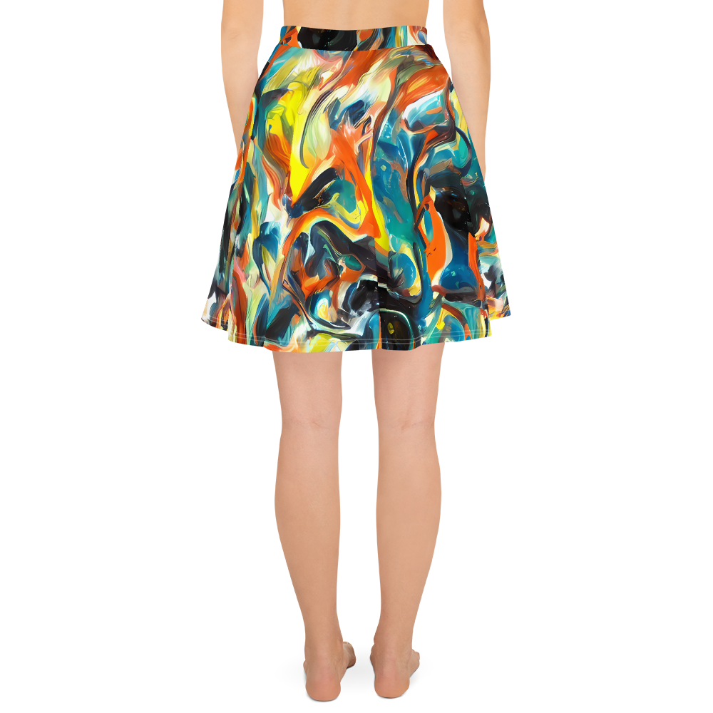 Skater Skirt - Chromatic Vortex