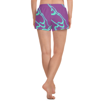 Women’s Athletic Shorts - Neon Drift