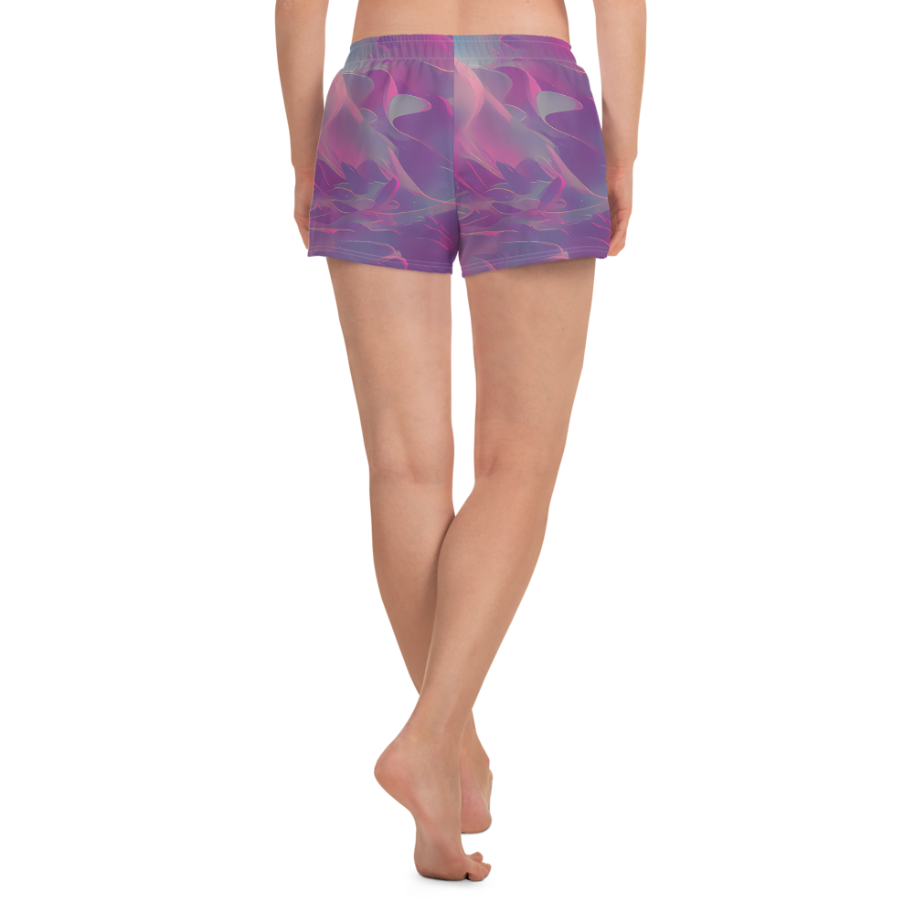 Women’s Athletic Shorts - Dreamscape Swirl