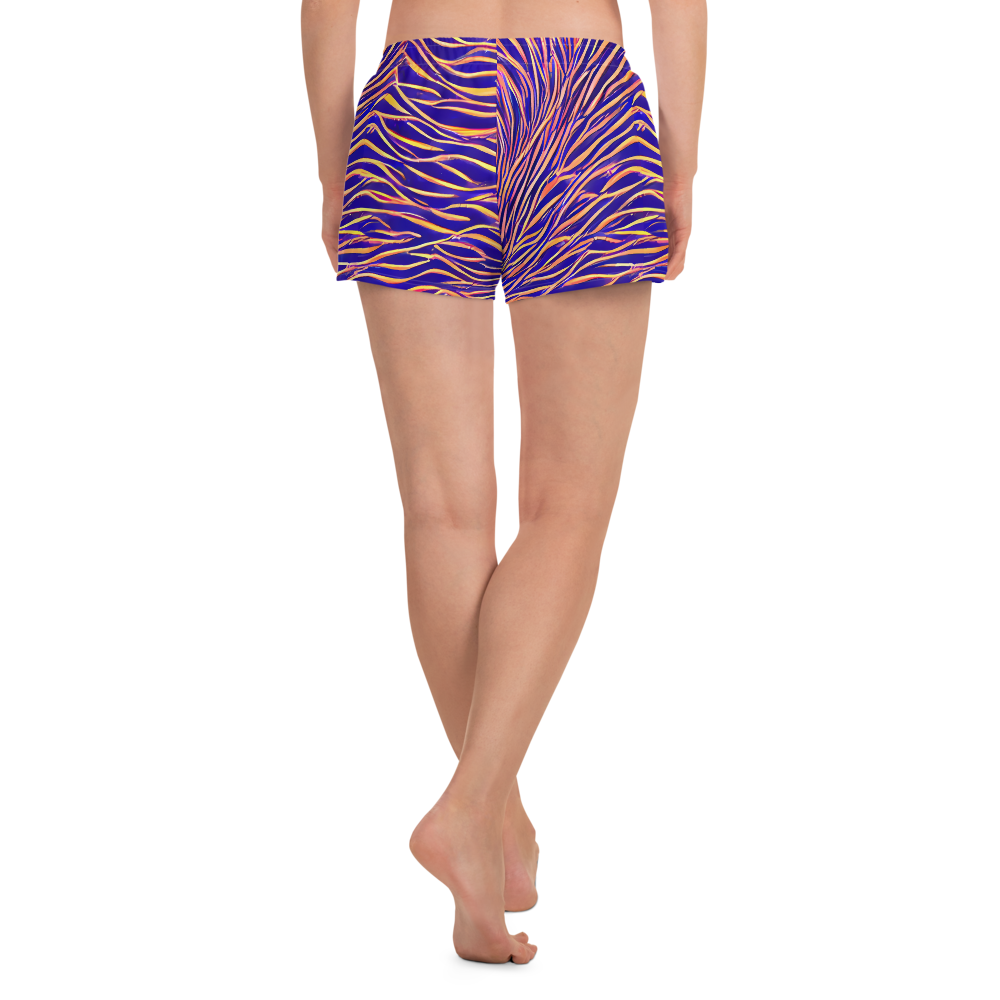 Women’s Athletic Shorts - Vortex Strands