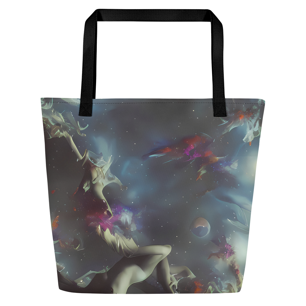Large Tote Bag w/ Pocket - Cosmic Dancer