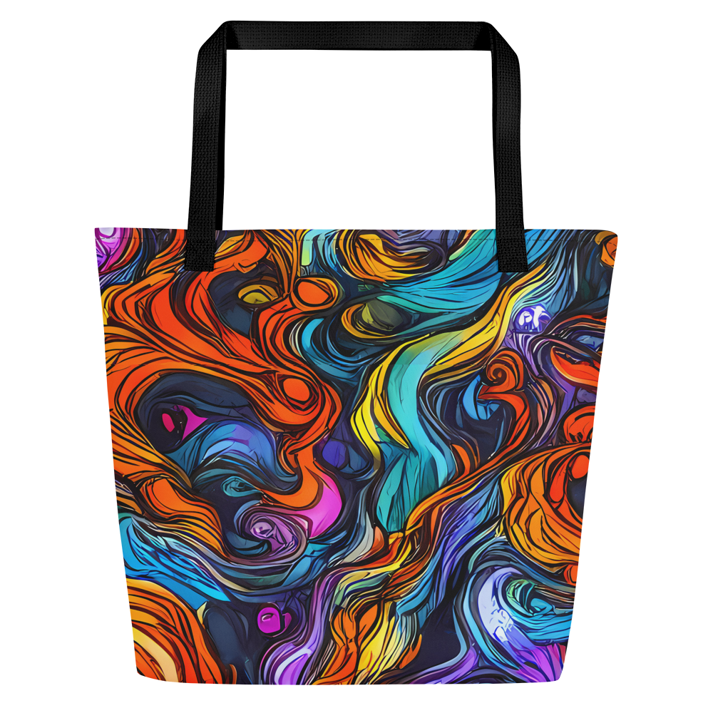 Large Tote Bag w/ Pocket - Guiard's Whirl