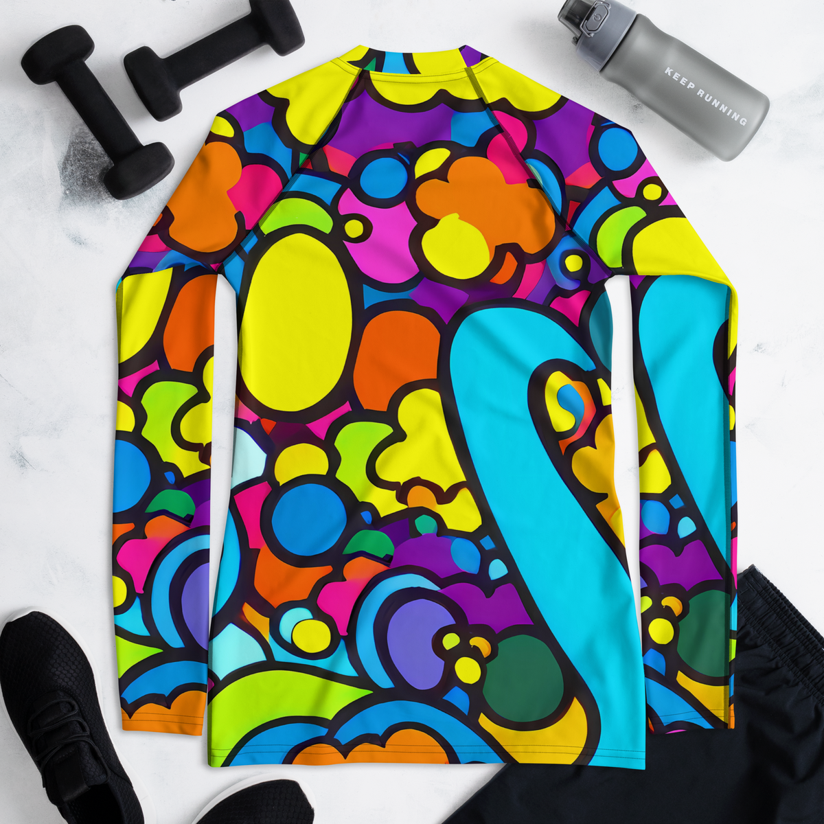 Women's Rash Guard - Pop Playland