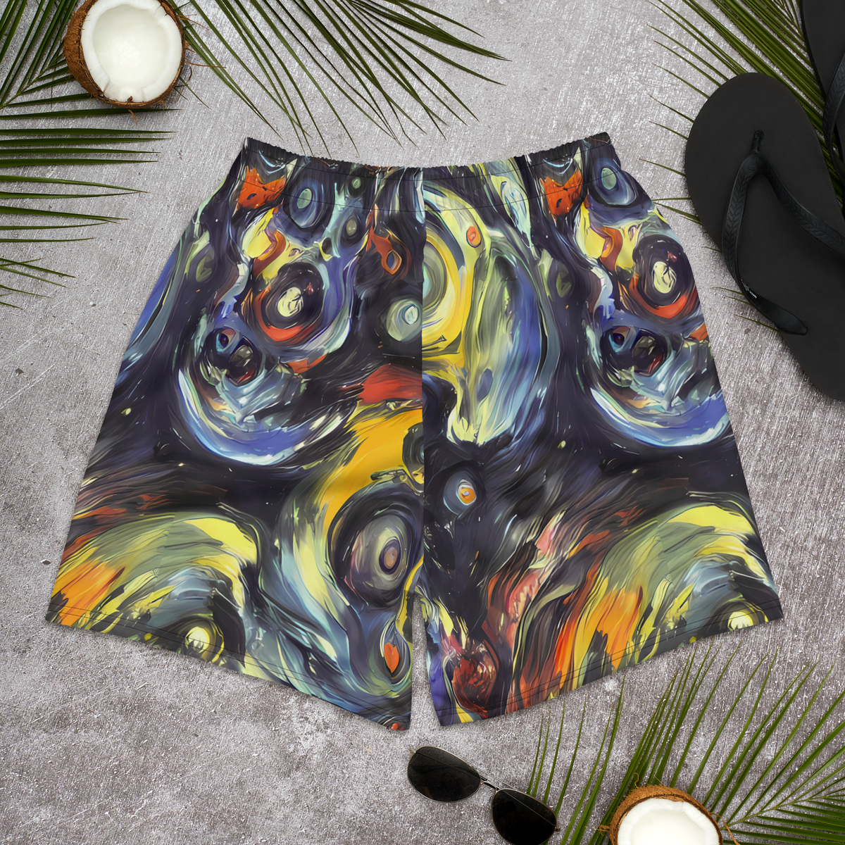 Men's Athletic Shorts - Corinthian Swirl