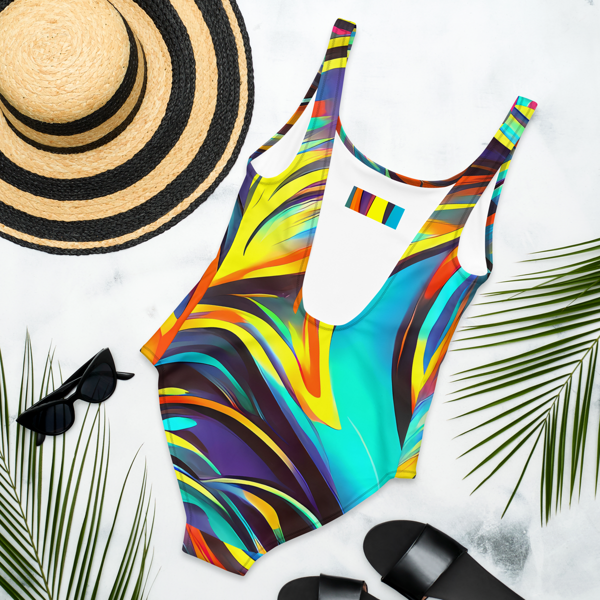 One-Piece Swimsuit - Cyber Surge