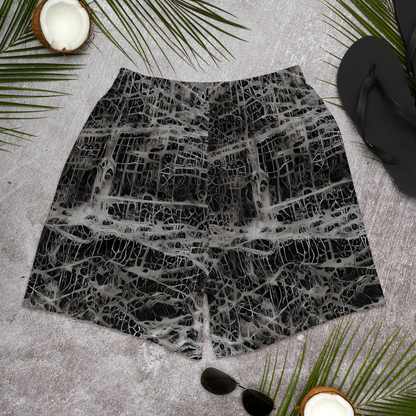 Men's Athletic Shorts - Monochrome Mesh