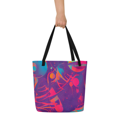 Large Tote Bag w/ Pocket - Spheric Rhapsody
