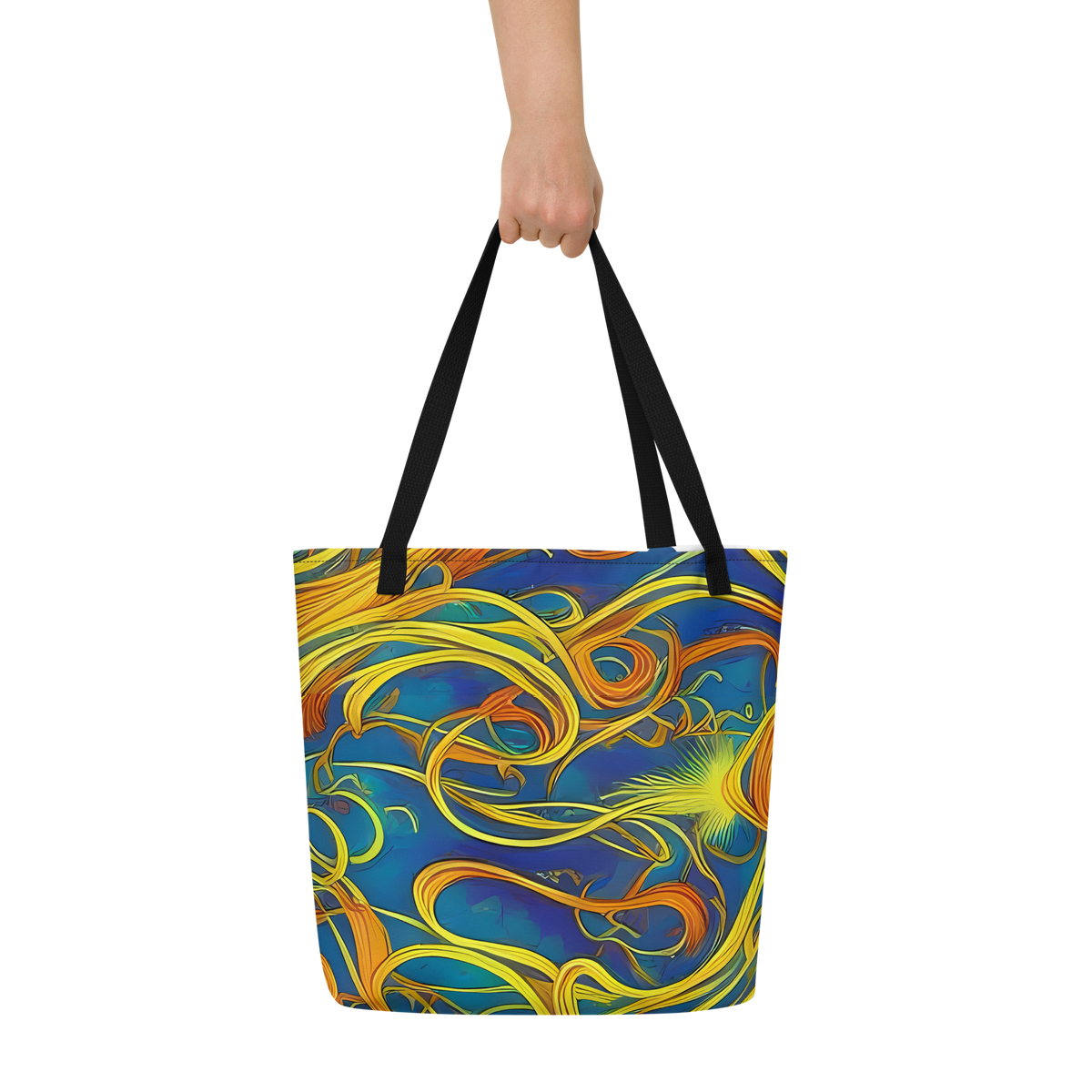 Large Tote Bag w/ Pocket - Morgan's Entwined