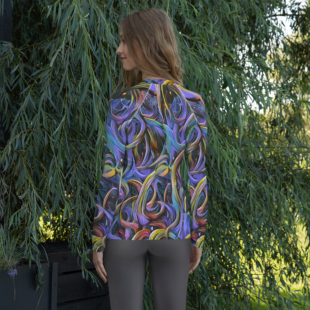 Women's Rash Guard - Tanning Twirl