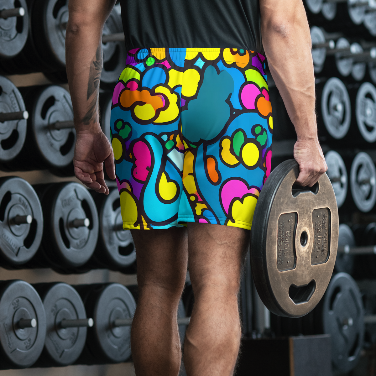 Men's Athletic Shorts - Pop Playland