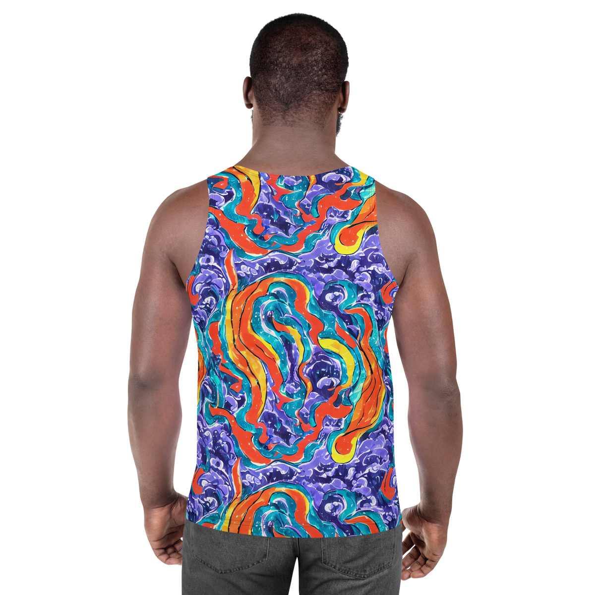 Men's Tank Top - Galactic Waves