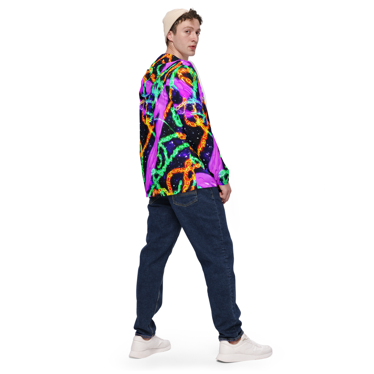 Men's Windbreaker - Enckell's Nebula