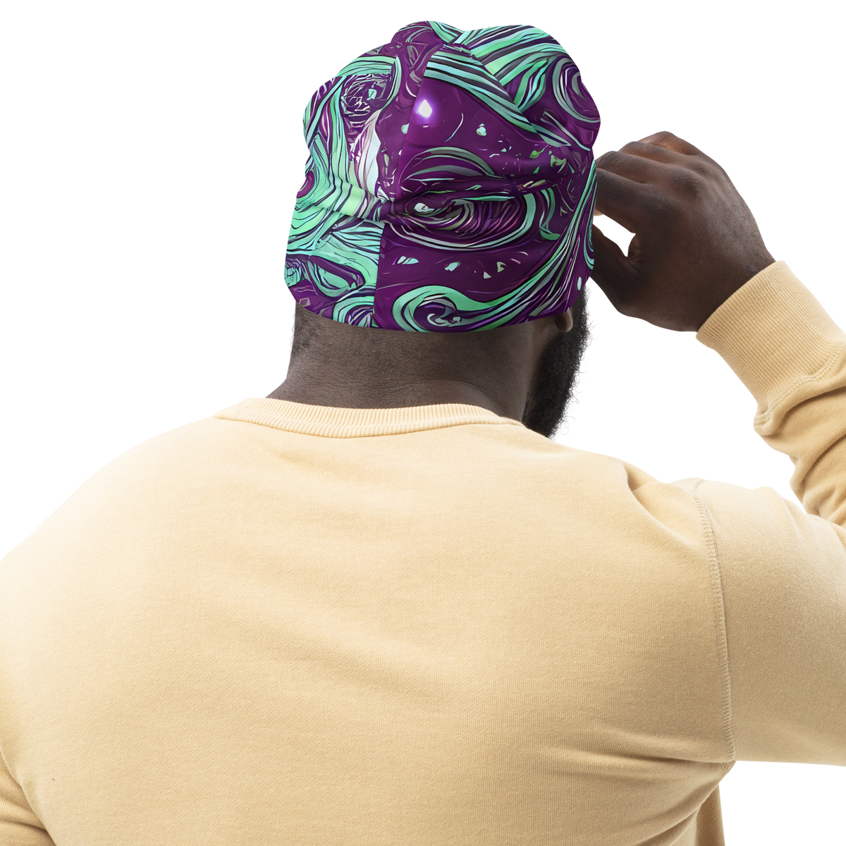 Beanie - Temple Swirls