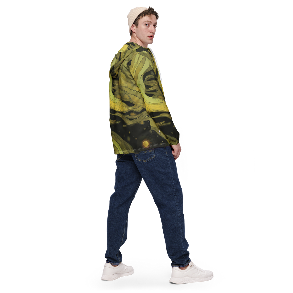 Men's Windbreaker - Whispered Breeze