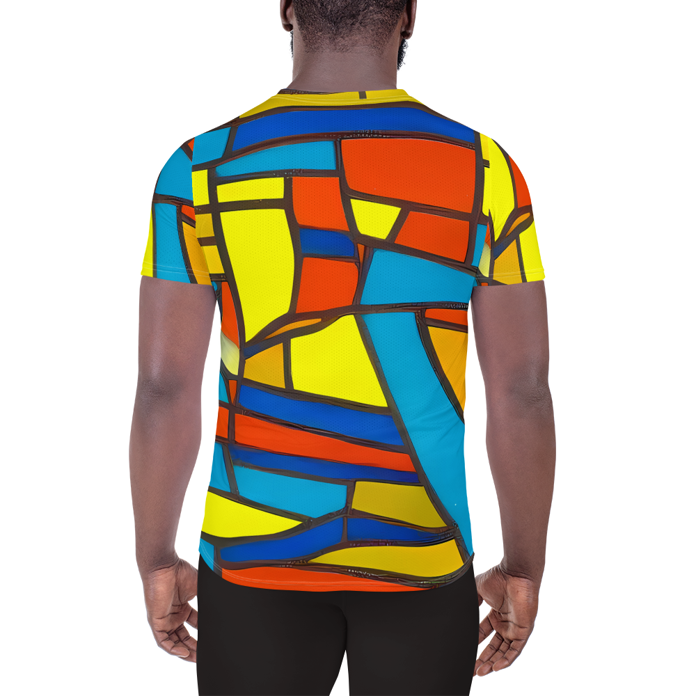 Men's Athletic T-Shirt - Mondrian Mesh
