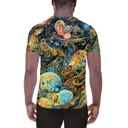 Men's Athletic T-Shirt - Wild Cosmos