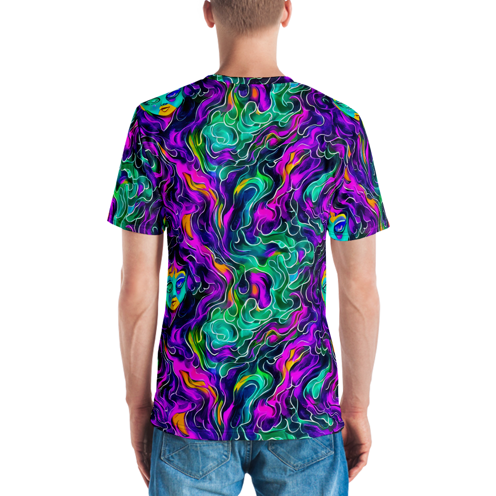 Men's Crew Neck T-Shirt - Vortex Dream