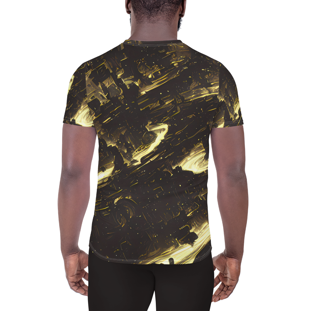 Men's Athletic T-Shirt - Oceanic Echo