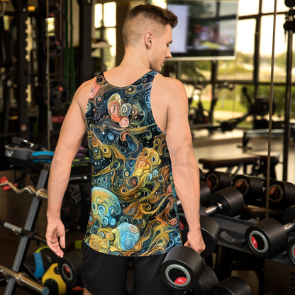 Men's Tank Top - Wild Cosmos