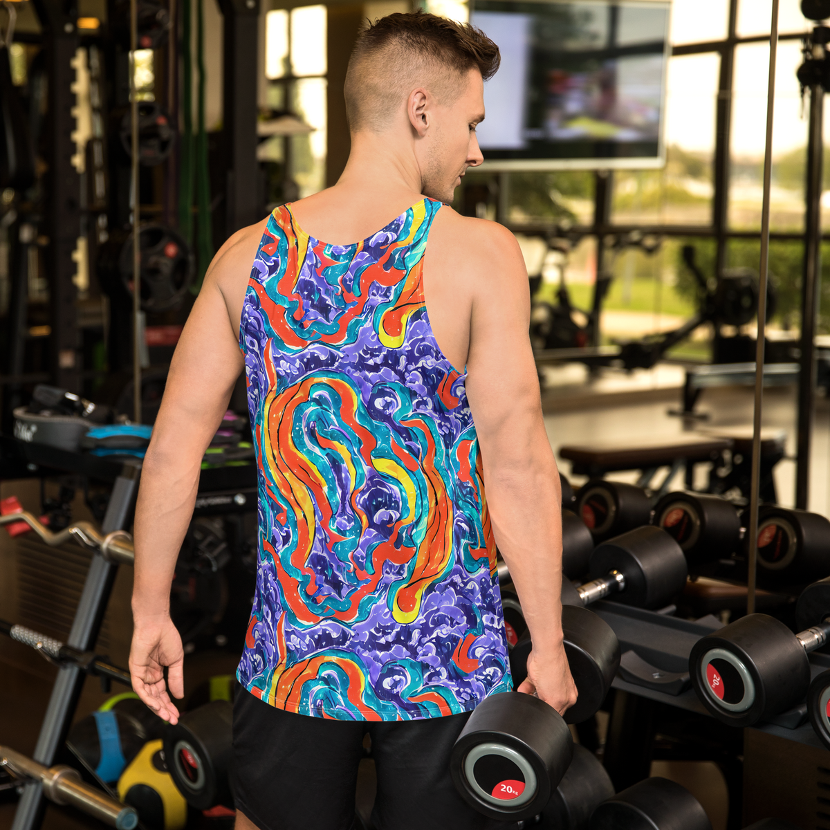 Men's Tank Top - Galactic Waves