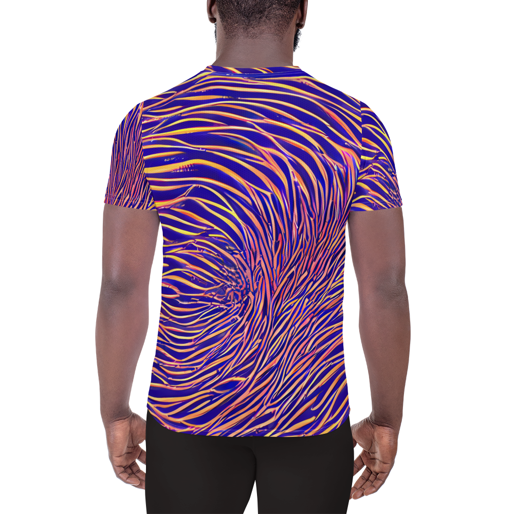 Men's Athletic T-Shirt - Vortex Strands