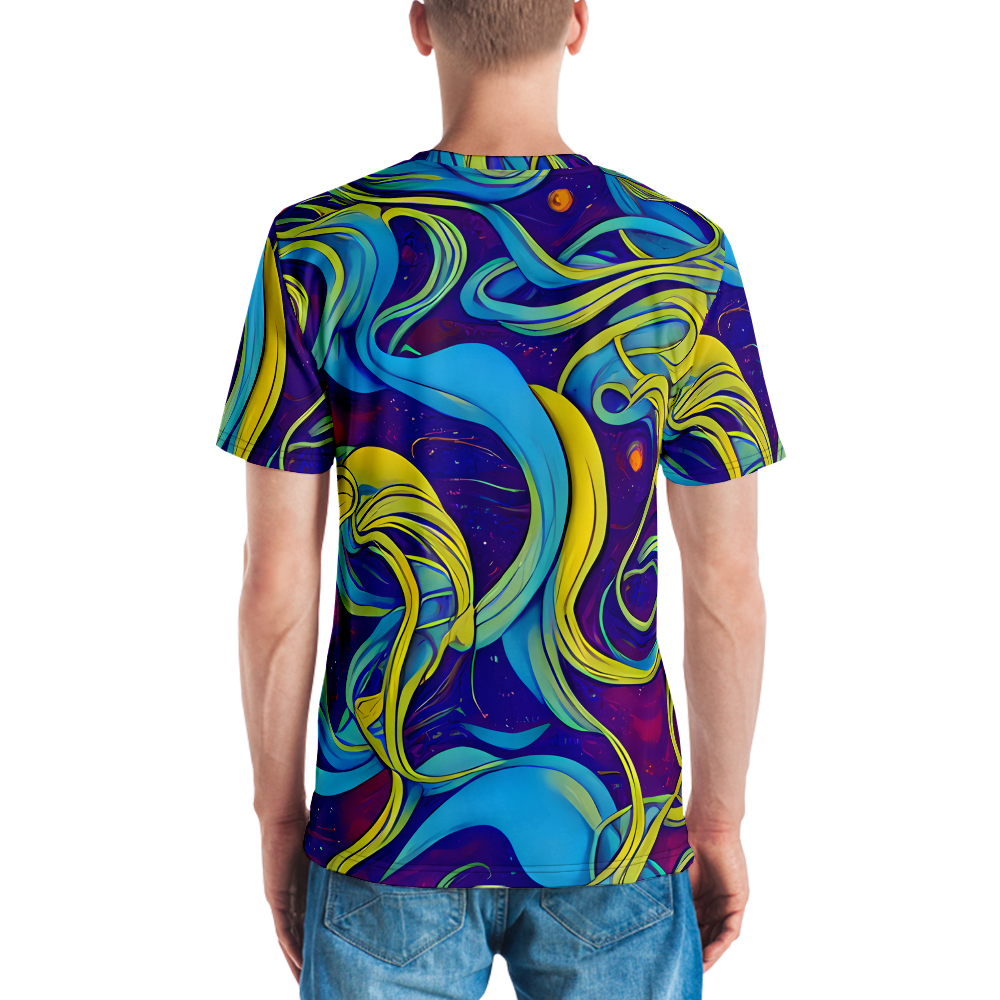 Men's Crew Neck T-Shirt - Stellar Swirls