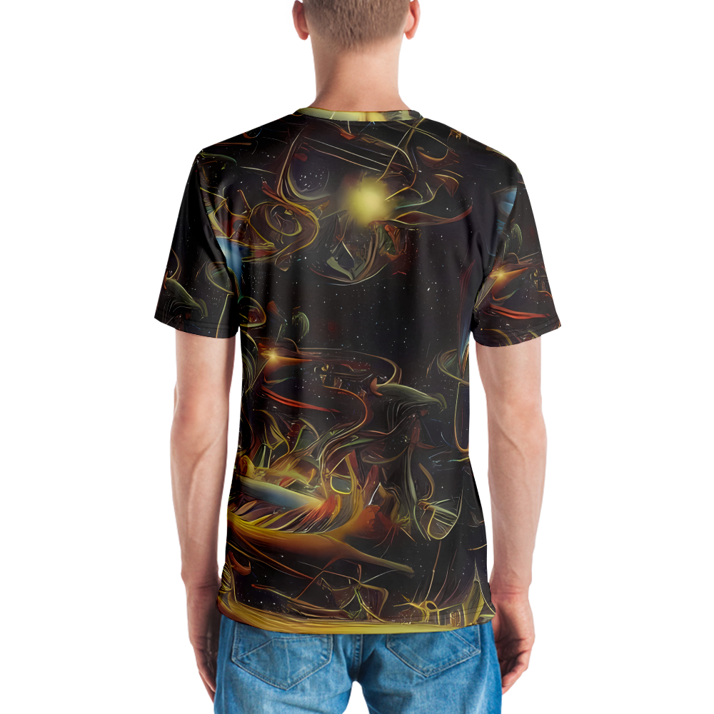 Men's Crew Neck T-Shirt - Galactic Swirl