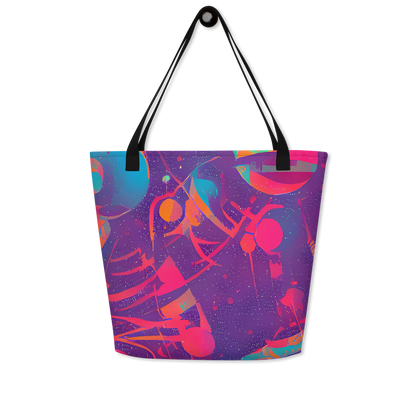 Large Tote Bag w/ Pocket - Spheric Rhapsody