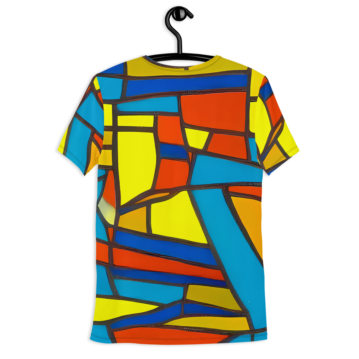 Men's Athletic T-Shirt - Mondrian Mesh