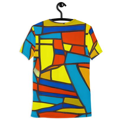 Men's Athletic T-Shirt - Mondrian Mesh