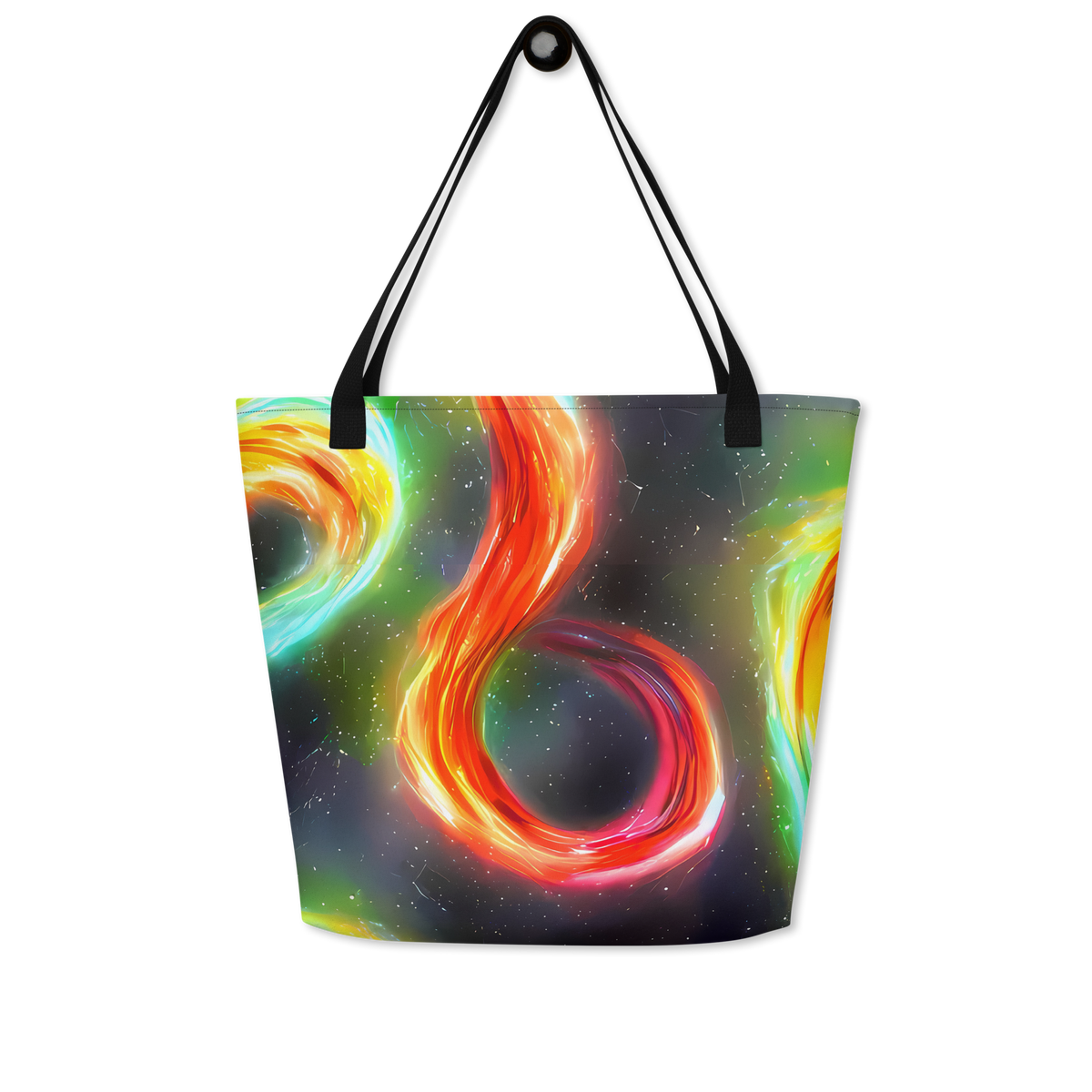 Large Tote Bag w/ Pocket - Sherwood Swirl
