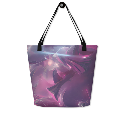 Large Tote Bag w/ Pocket - Vertex Visions