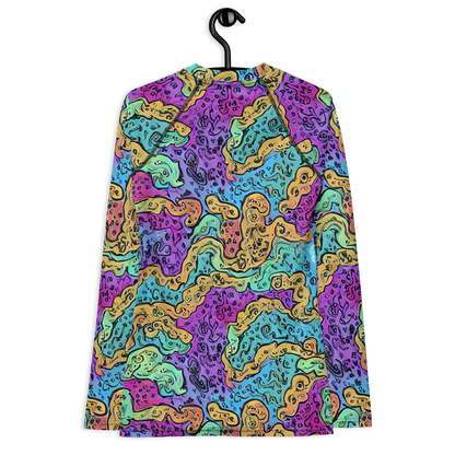 Women's Rash Guard - Intergalactic Graffiti
