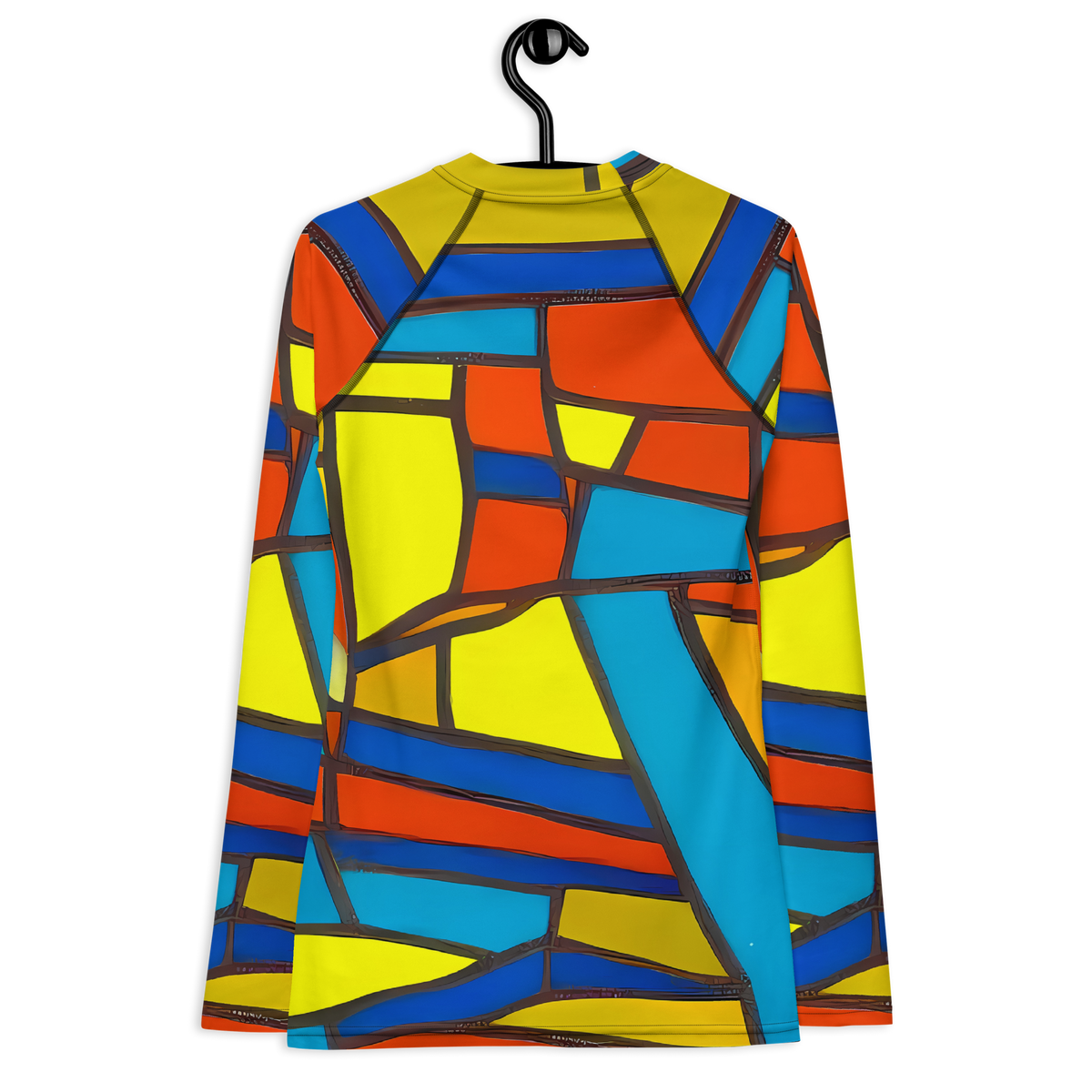 Women's Rash Guard - Mondrian Mesh