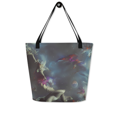 Large Tote Bag w/ Pocket - Cosmic Dancer