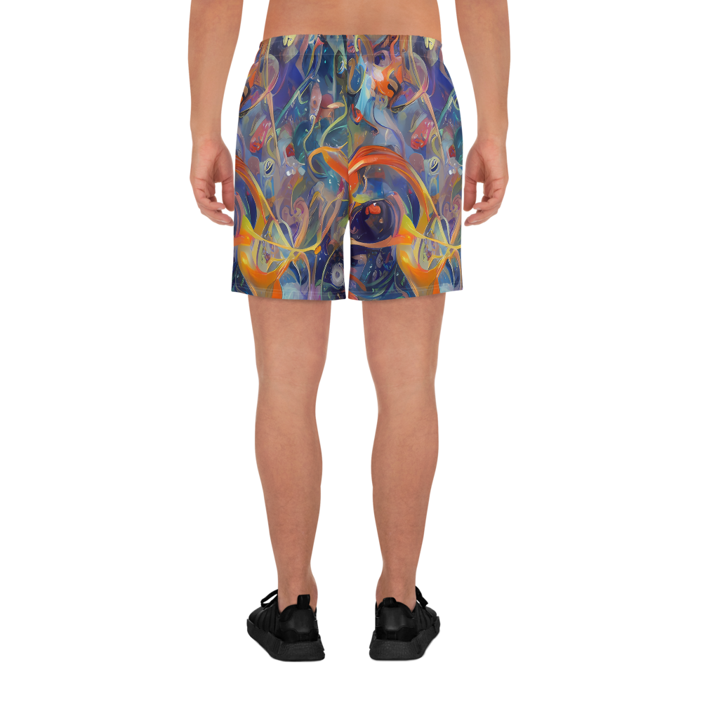 Men's Athletic Shorts - Spectral Swathe