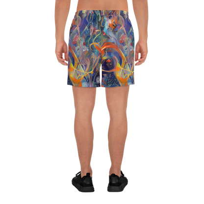 Men's Athletic Shorts - Spectral Swathe