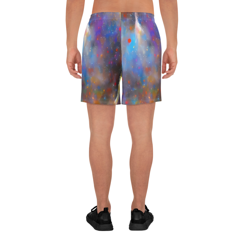 Men's Athletic Shorts - Impressionist Drift