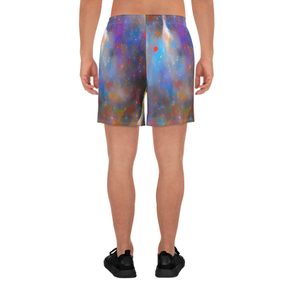 Men's Athletic Shorts - Impressionist Drift