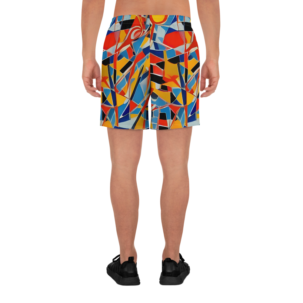 Men's Athletic Shorts - Abstract Mingle