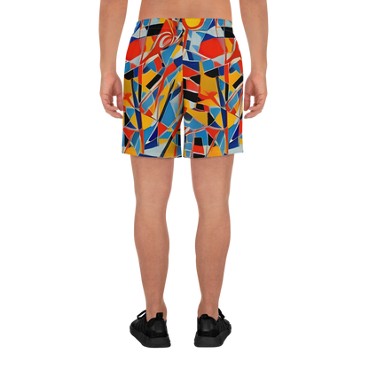 Men's Athletic Shorts - Abstract Mingle