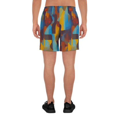 Men's Athletic Shorts - Cubist Dusk