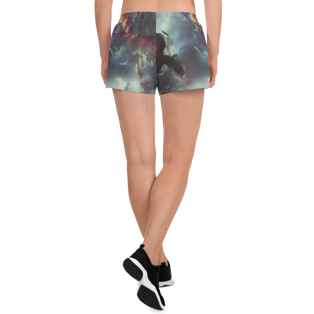 Women’s Athletic Shorts - Cosmic Dancer