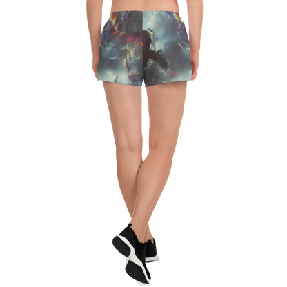 Women’s Athletic Shorts - Cosmic Dancer
